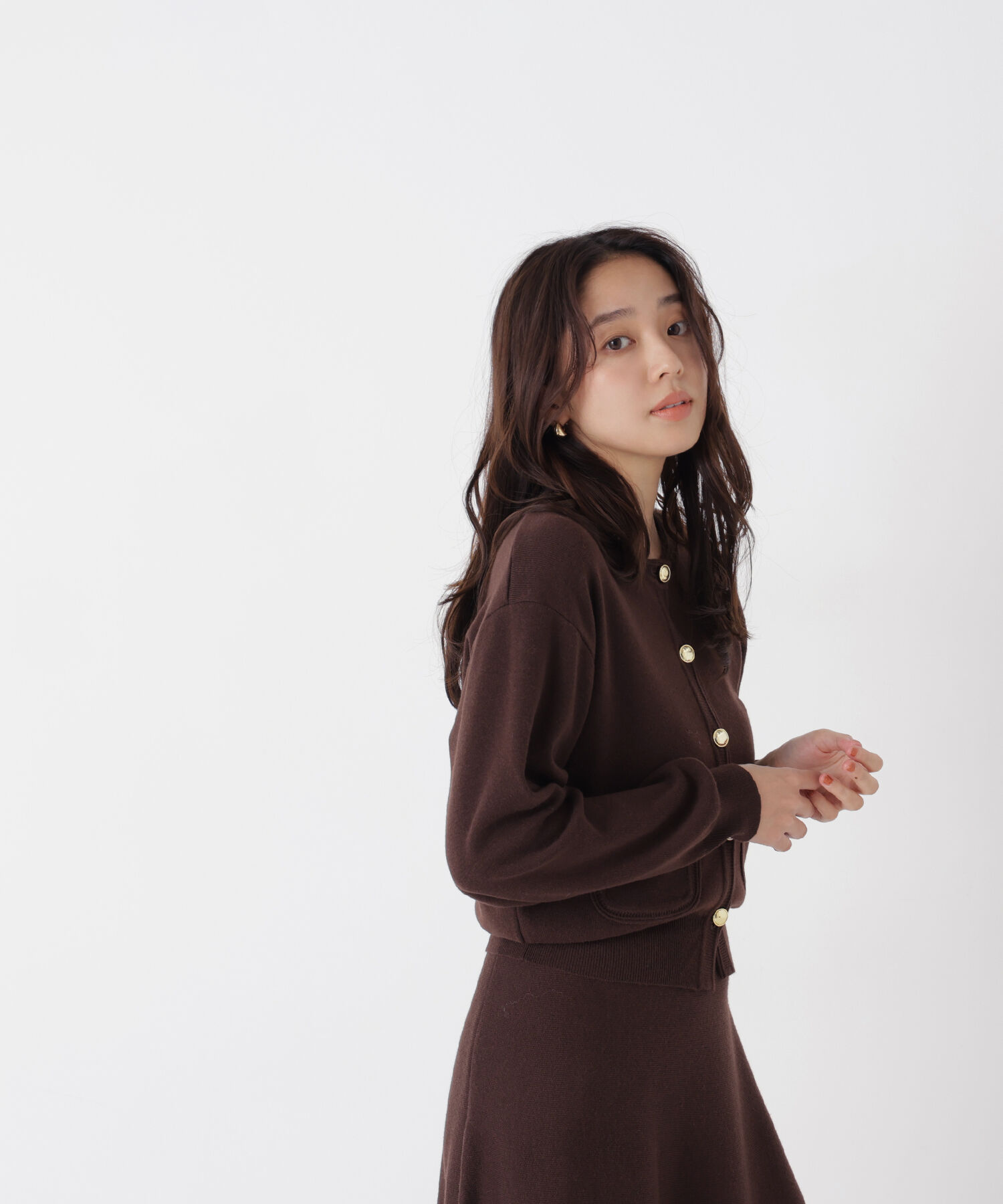  「ダブルフェイスニットセットアップ」|ワンピース|