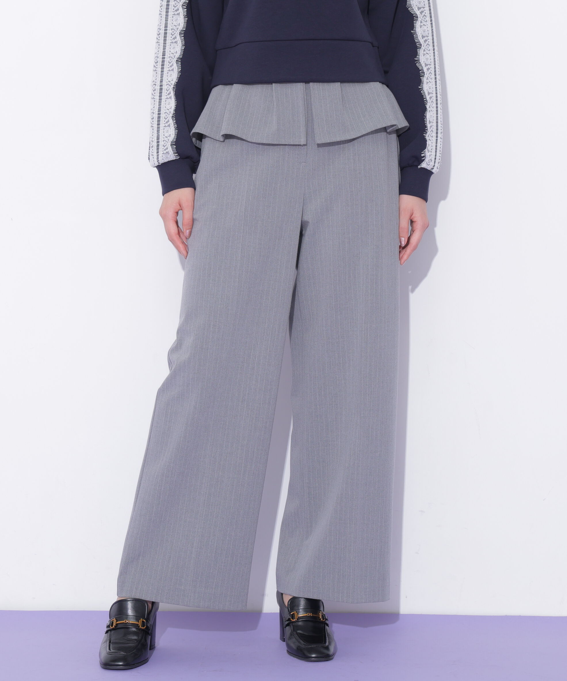  「ペプラムワイドパンツ」|その他|