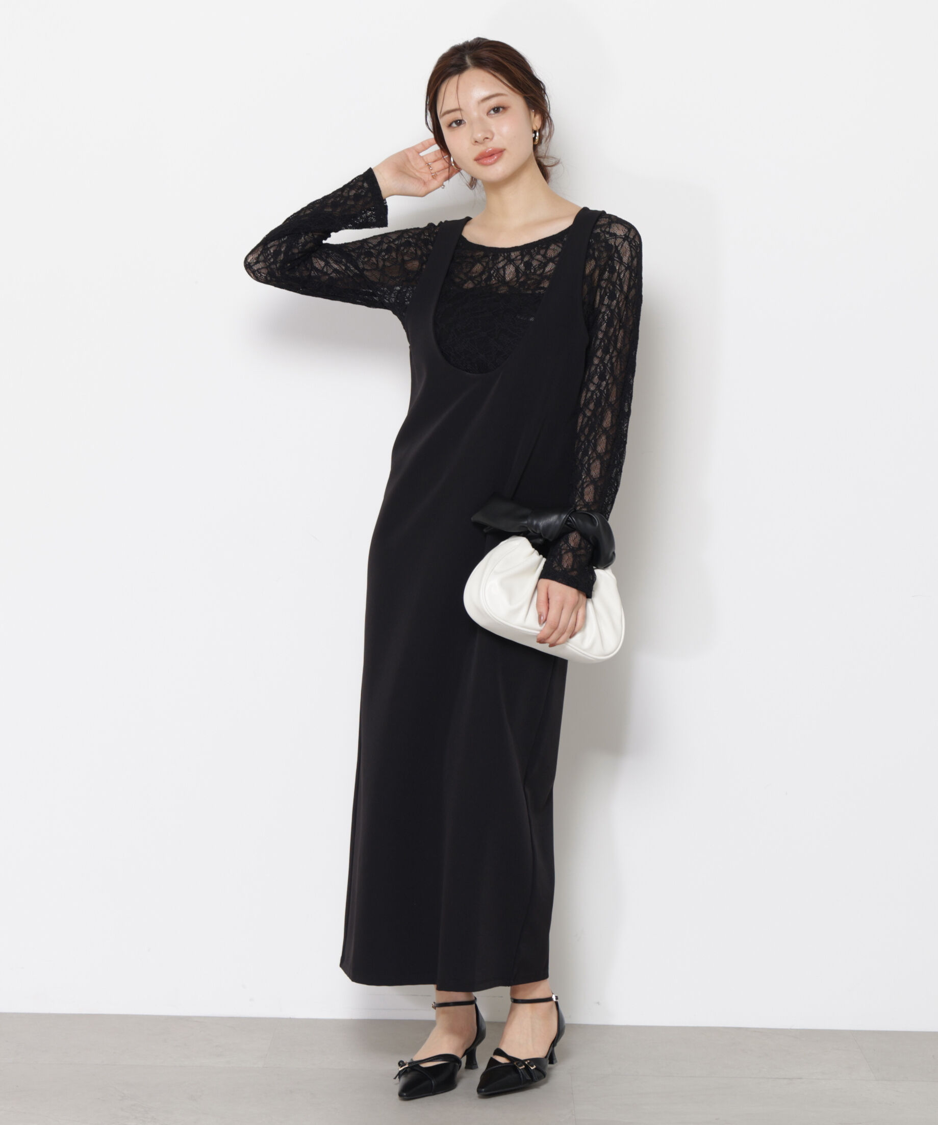 PROPORTION BODY DRESSING「Uネックジャンスカ SETUP 25AW」|ワンピース|