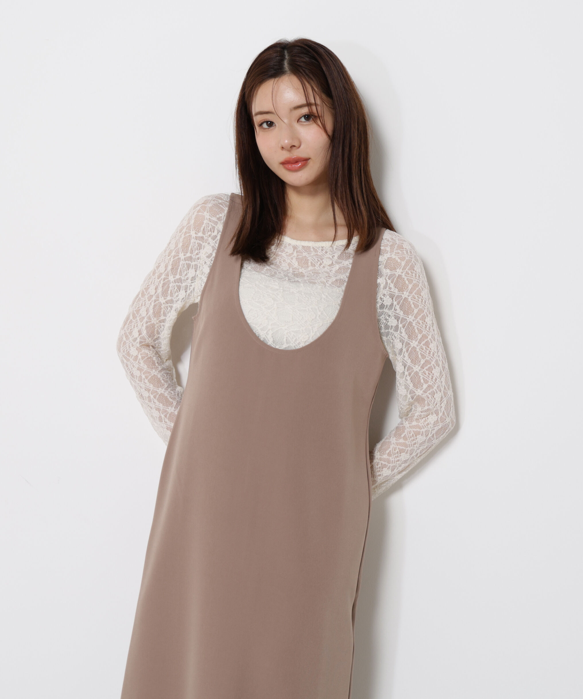 PROPORTION BODY DRESSING「Uネックジャンスカ SETUP 25AW」|ワンピース|