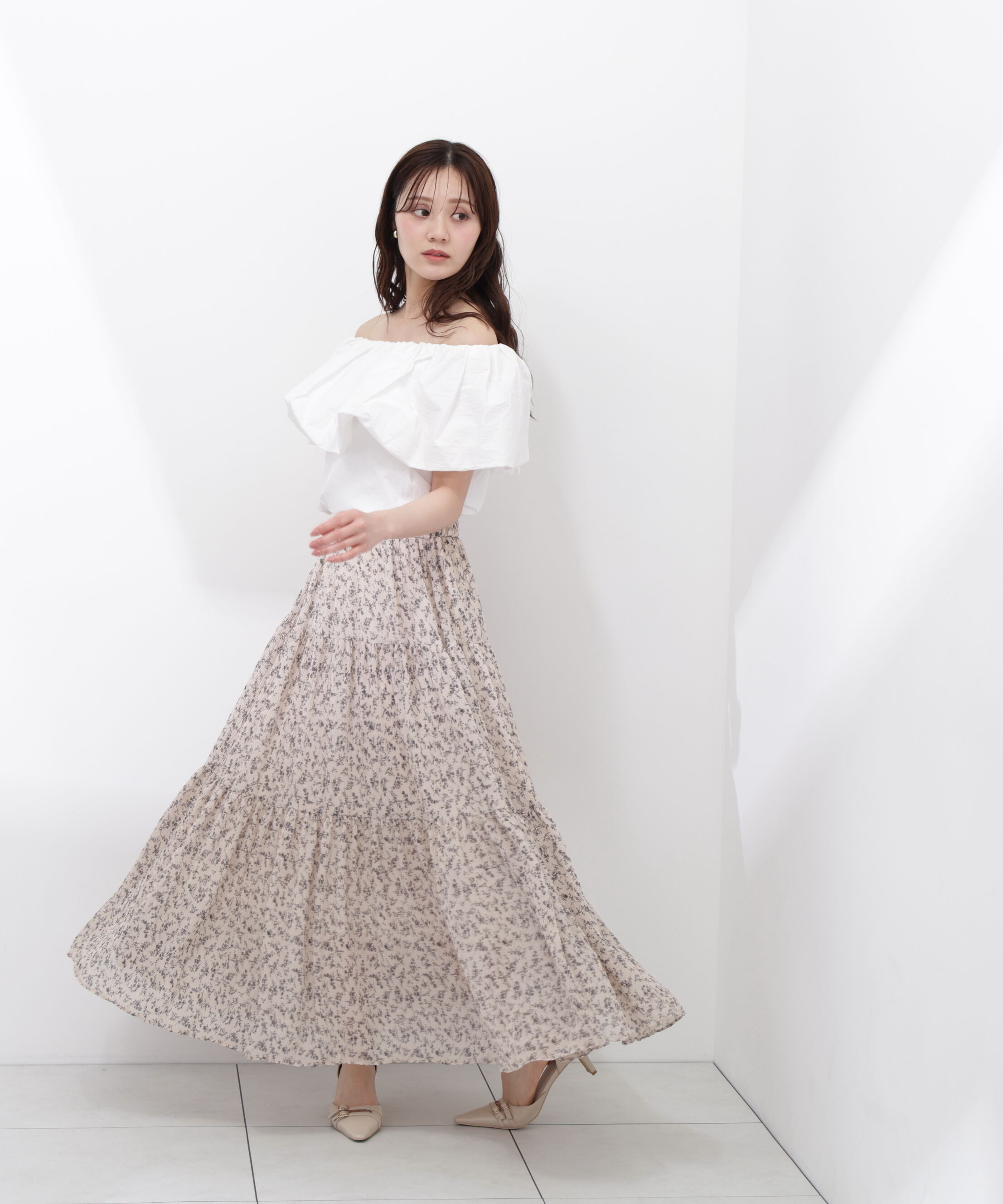 PROPORTION BODY DRESSING「バルーンオフショルブラウス　26SS」|シャツ・ブラウス|