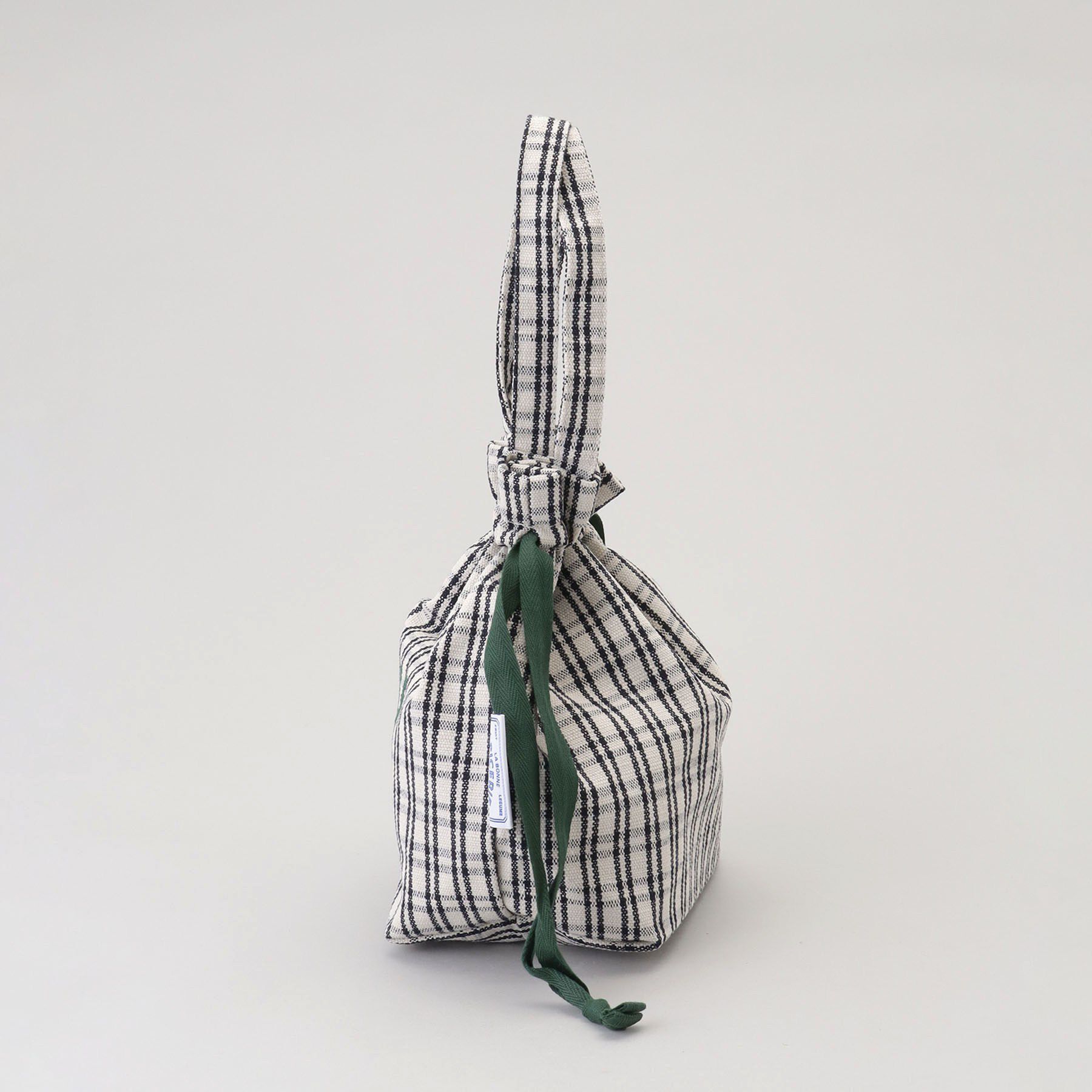 212 KITCHEN STORE「フレンチエピスリークール巾着トート CHECK/BLACK」|食器・キッチングッズ|