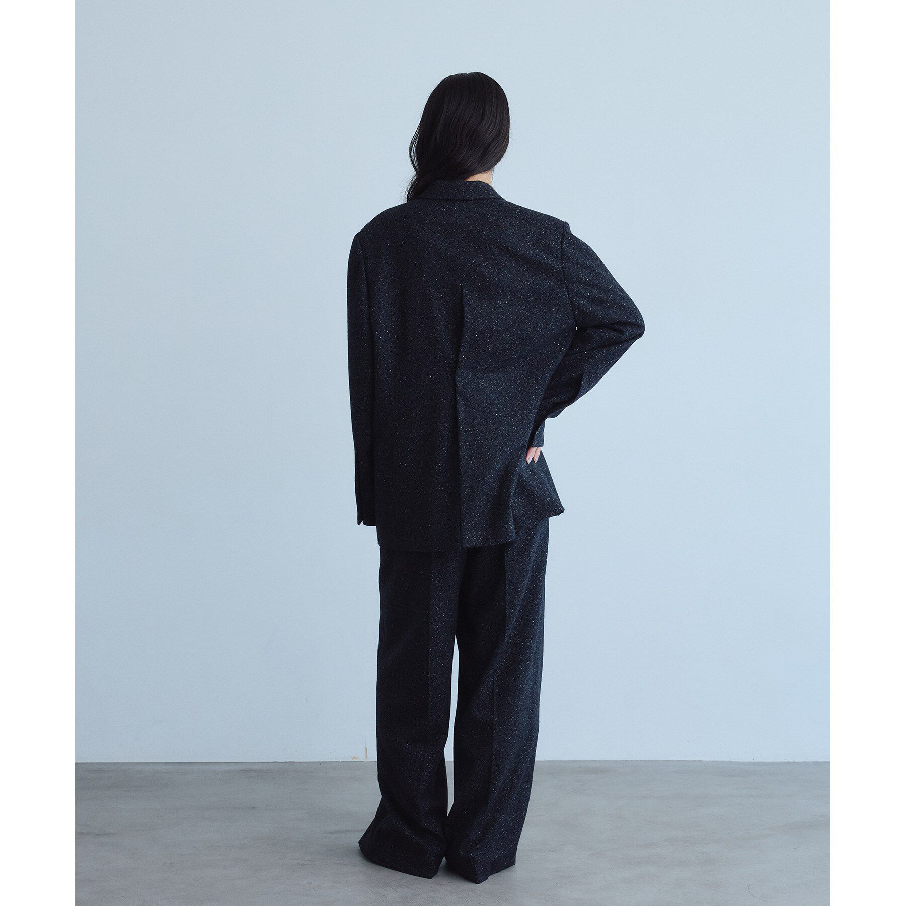 CODE A「nep tweed zip wide pants」|その他|