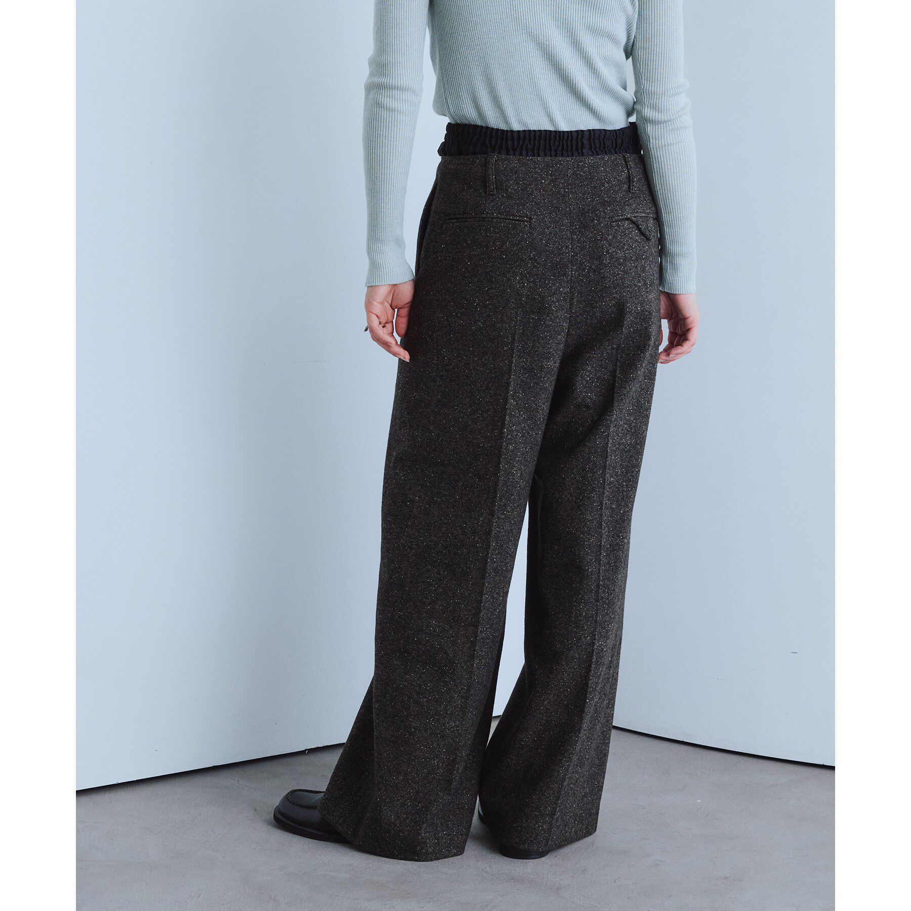 CODE A「nep tweed zip wide pants」|その他|