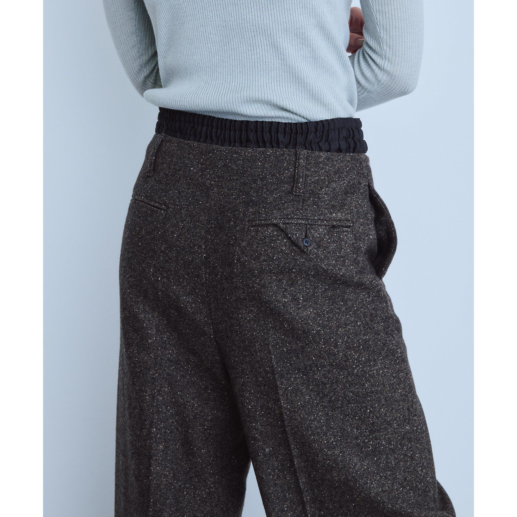 CODE A「nep tweed zip wide pants」|その他|