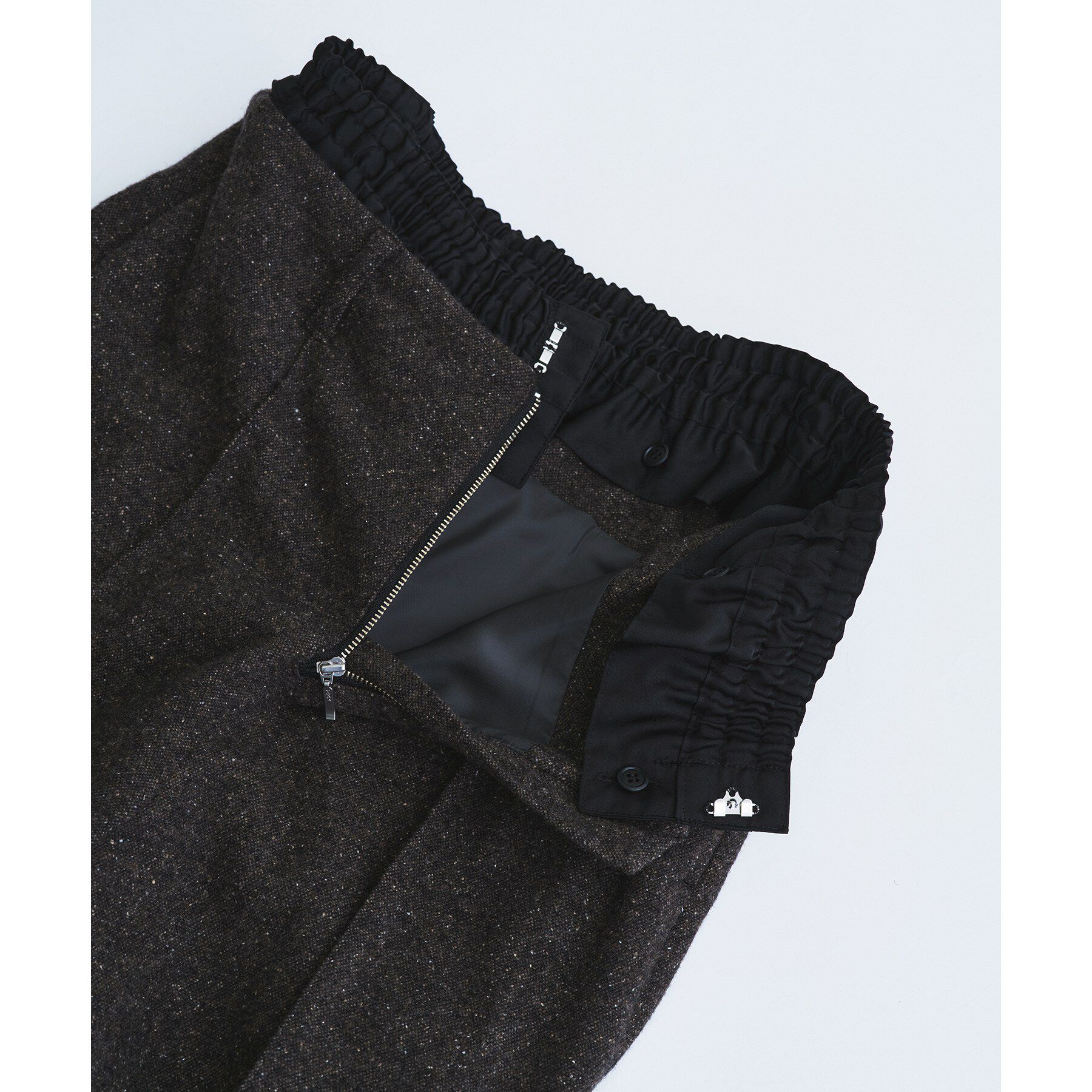 CODE A「nep tweed zip wide pants」|その他|