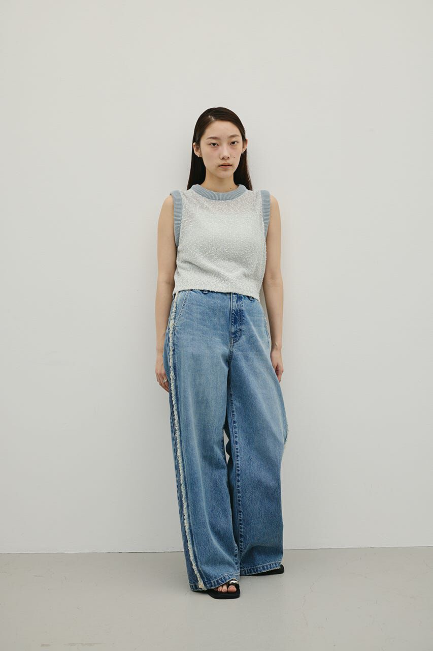 STYLEMIXER「メランジクッションリブニット」|タンクトップ|