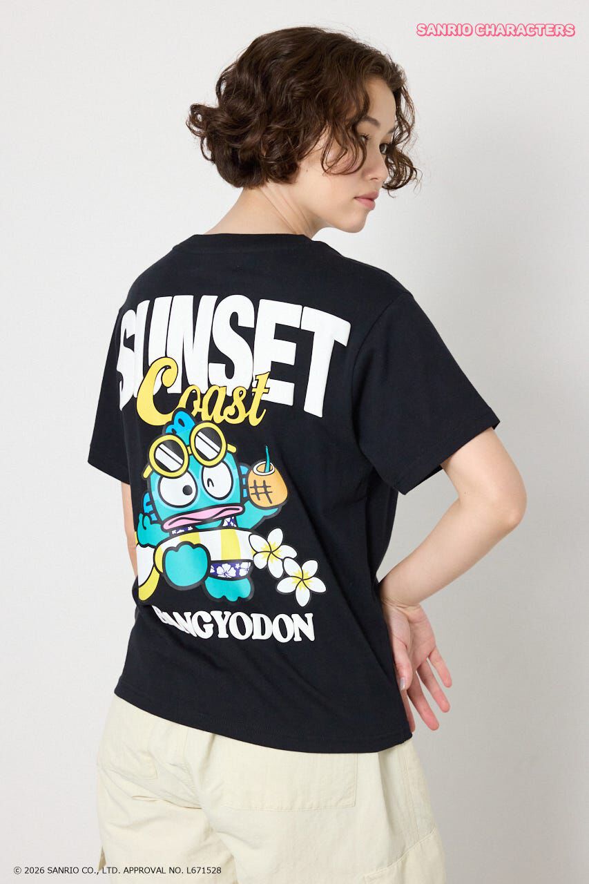 RODEO CROWNS「(サンリオキャラクターズ)SUNSET Tシャツ」|Tシャツ・カットソー|BLK