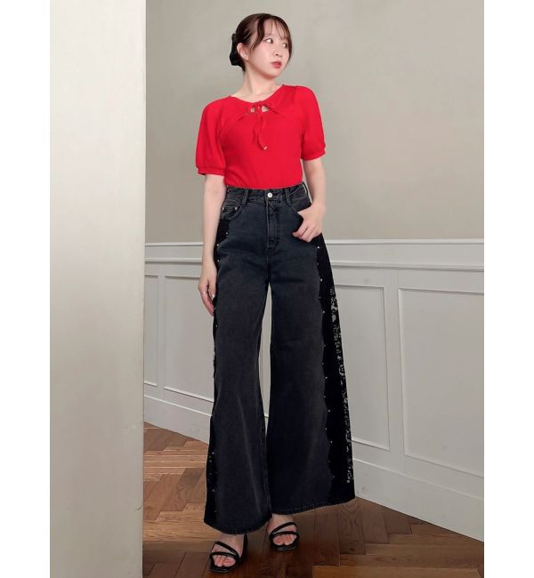 dazzlin「【WEB限定】リボンレイヤードTシャツ」|Tシャツ・カットソー|