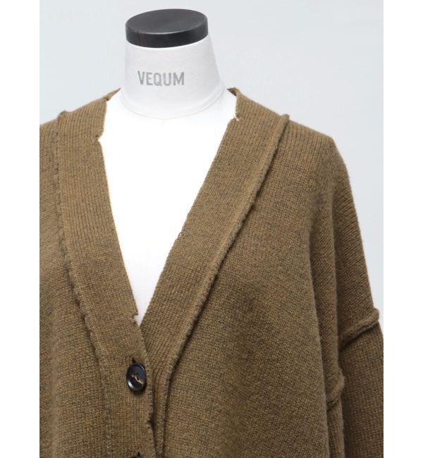 EMODA「【VEQUM】SHETLAND WOOL CLUSH CD」|カーディガン|