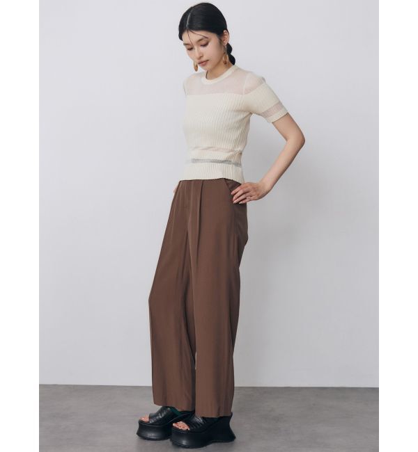 MURUA「ブラッシュライクワイドパンツ【セットアップ着用可】」|その他|