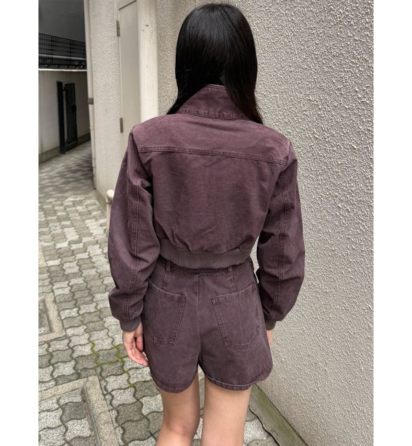 MURUA「ナポレオンライクショートブルゾン【セットアップ着用可】」|ブルゾン・スタジャン|