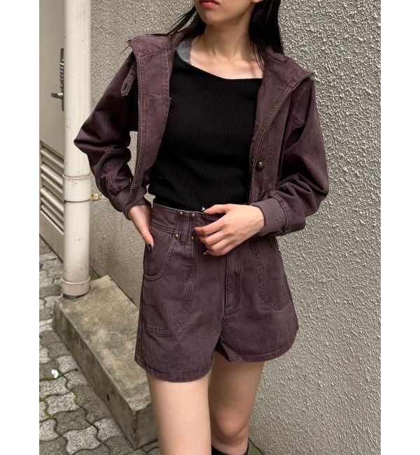 MURUA「ナポレオンライクショートブルゾン【セットアップ着用可】」|ブルゾン・スタジャン|