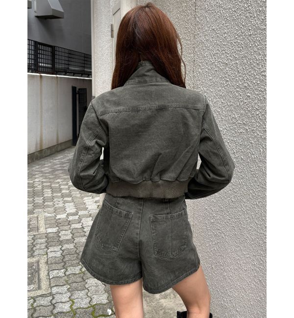 MURUA「ナポレオンライクショートブルゾン【セットアップ着用可】」|ブルゾン・スタジャン|