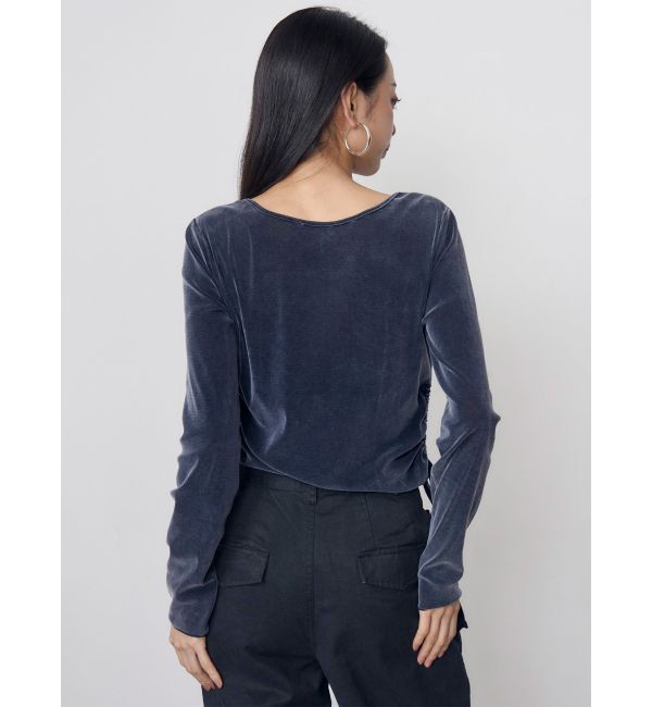 MURUA「シアーベロアホックトップス」|Tシャツ・カットソー|