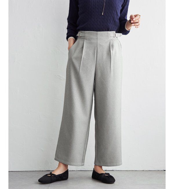 ikka「ウーリッシュツィルワイドパンツ」|その他|