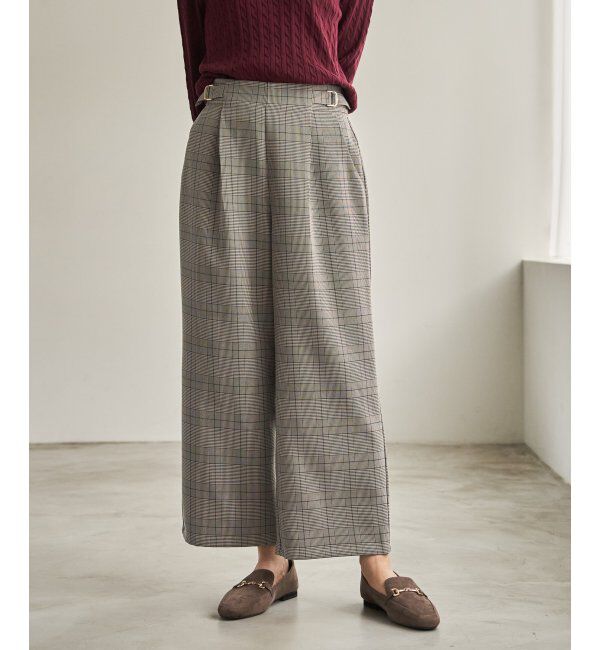 ikka「ウーリッシュツィルワイドパンツ」|その他|