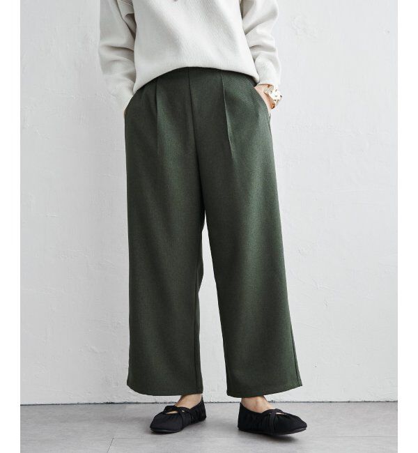 ikka「ウーリッシュツィルワイドパンツ」|その他|
