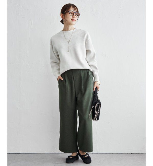 ikka「ウーリッシュツィルワイドパンツ」|その他|