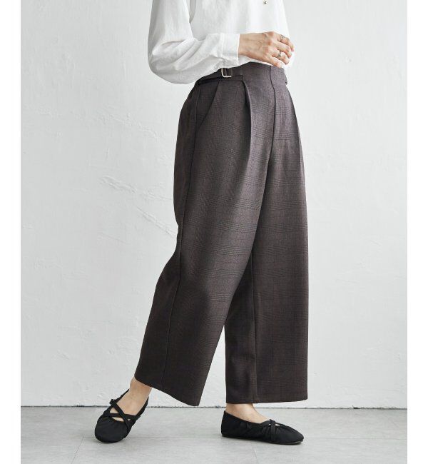 ikka「ウーリッシュツィルワイドパンツ」|その他|