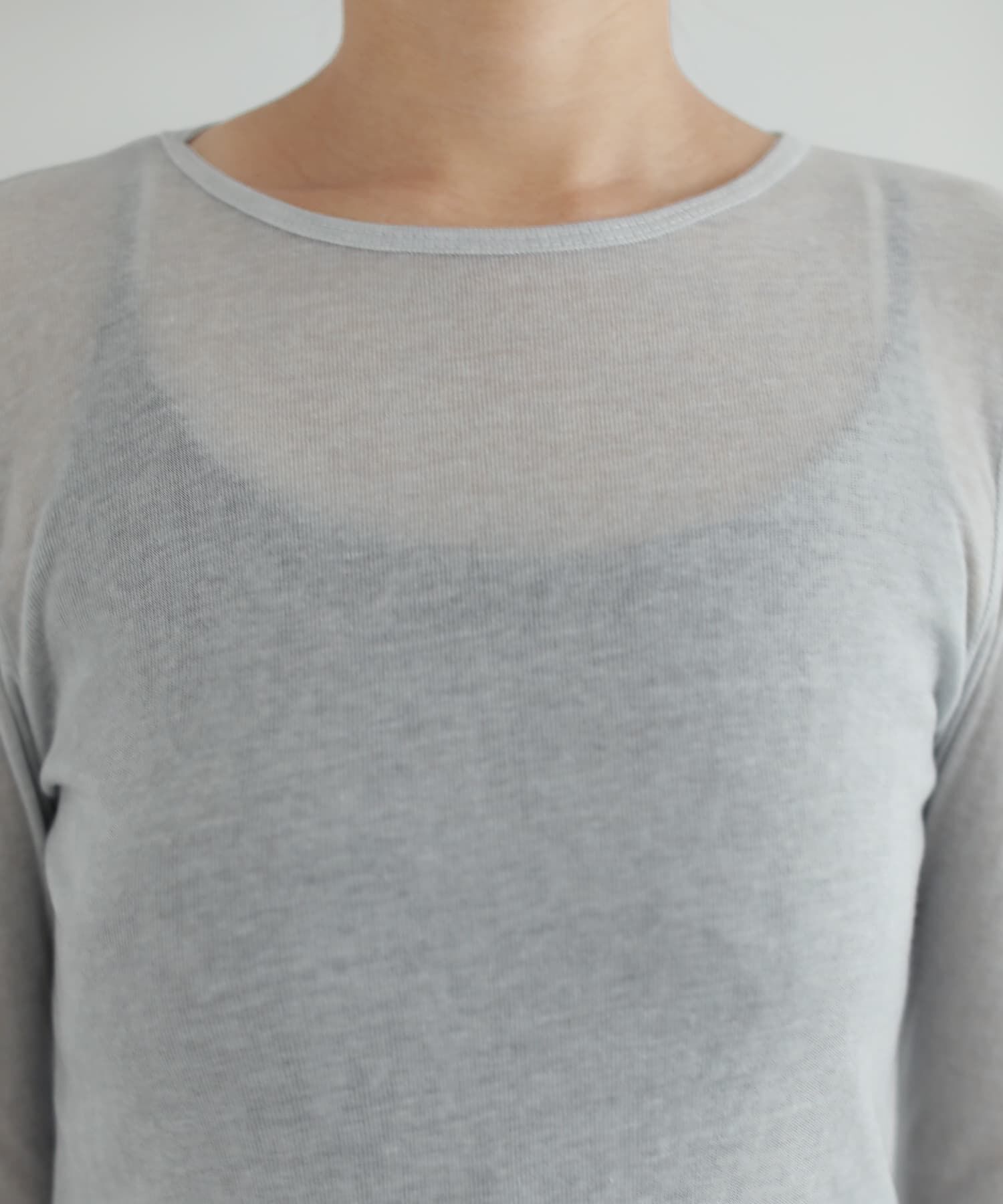 STYLE DELI「夏に着る極薄シアー長袖カットトップス」|Tシャツ・カットソー|