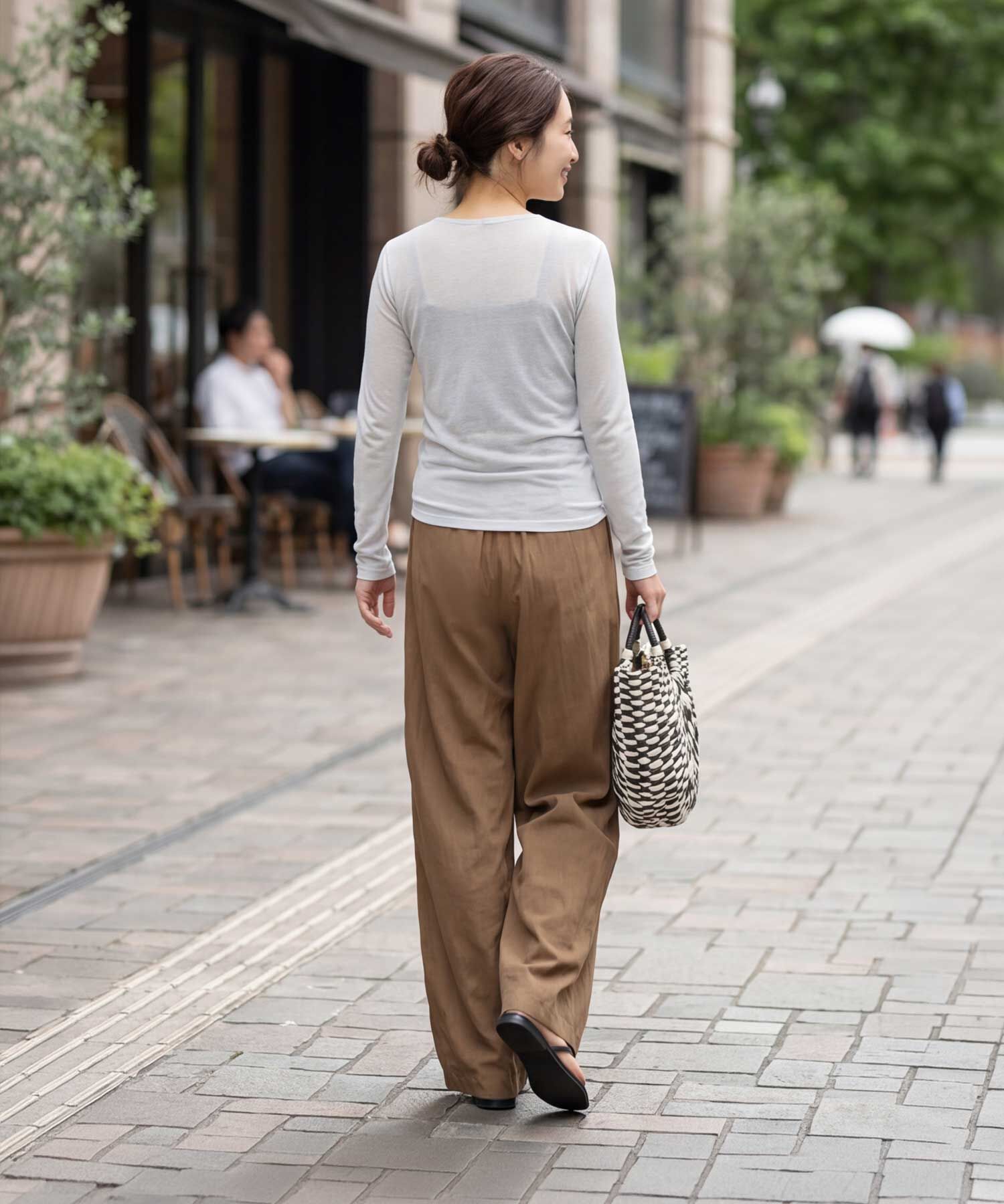 STYLE DELI「夏に着る極薄シアー長袖カットトップス」|Tシャツ・カットソー|