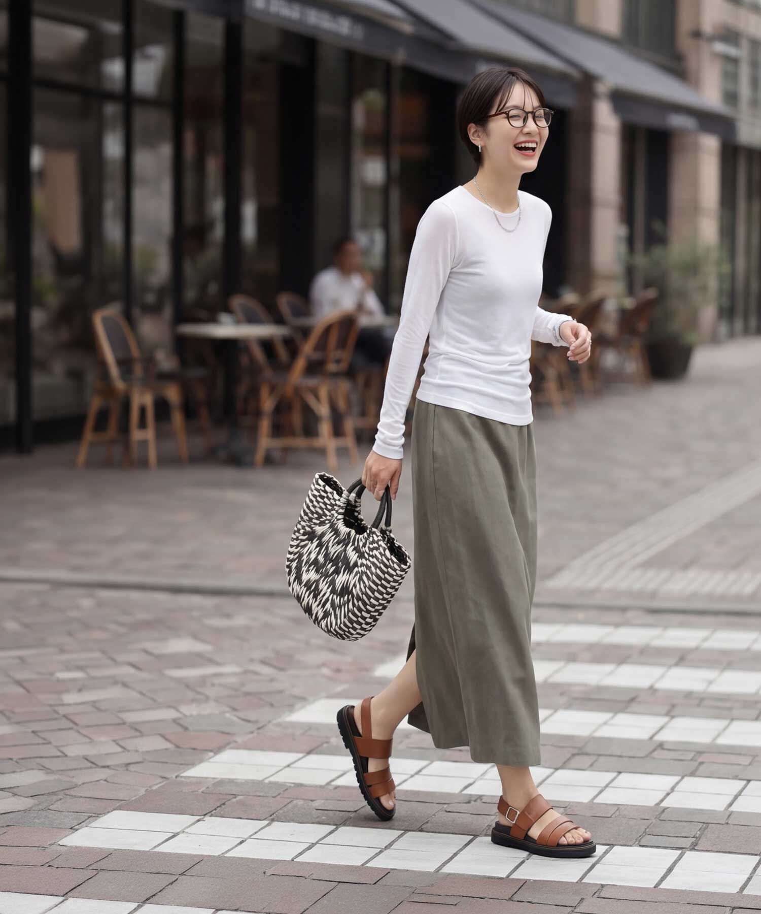 STYLE DELI「夏に着る極薄シアー長袖カットトップス」|Tシャツ・カットソー|