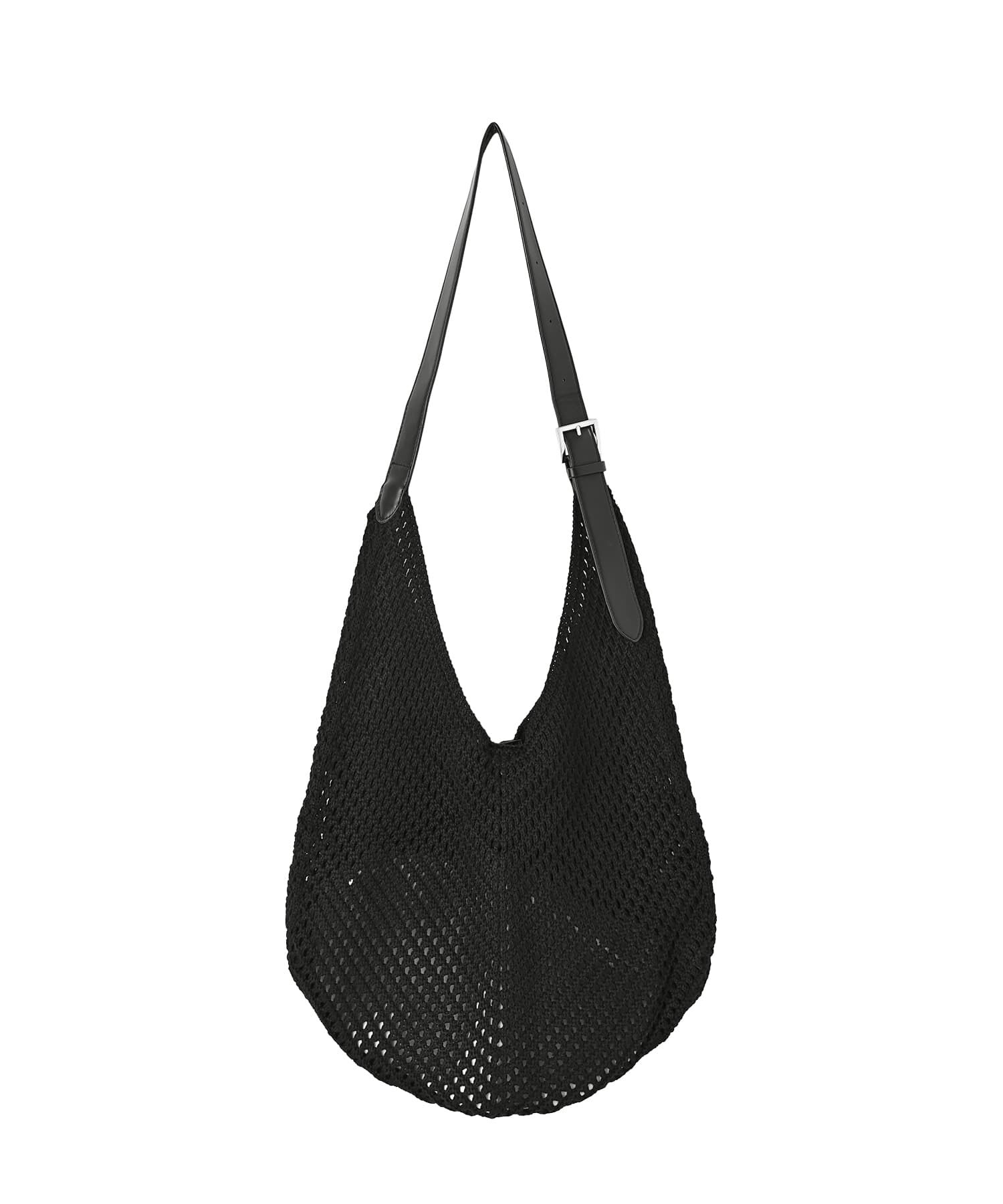 STYLE DELI「【BLK001】軽量メッシュ編みペーパーテイストトートバッグ」|トートバッグ|