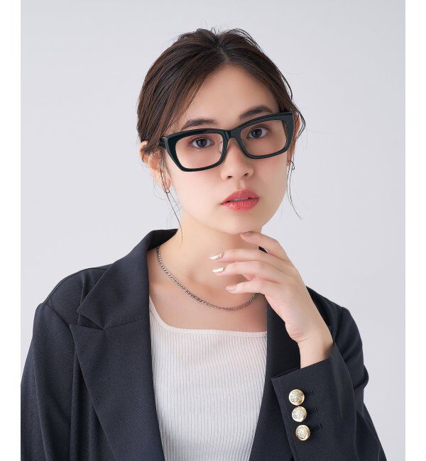  「ウェリントン型 メガネ | 軽量｜伊達メガネ 度付きメガネ｜ユニセックス｜読書 ビジネス   レンズ交換券付」|メガネ|