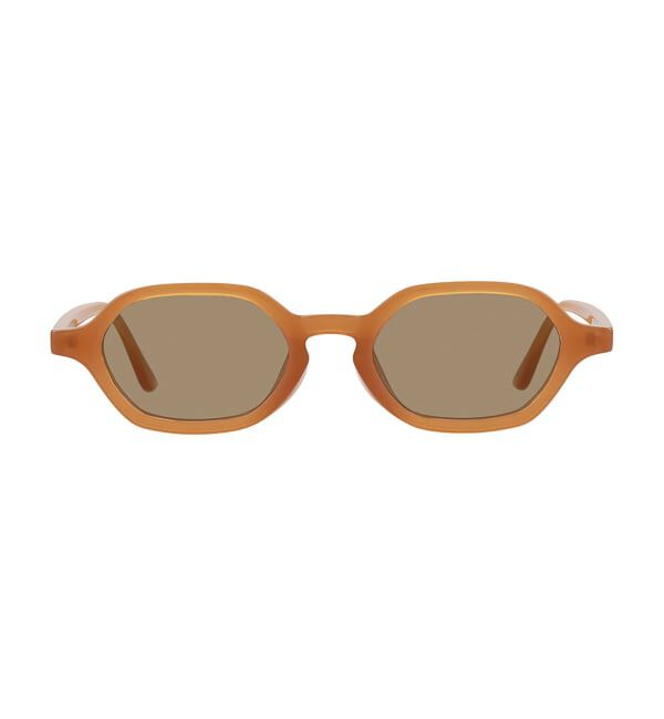  「SUNCUTGlasses/UV100%CUT ウェリントン型 サングラス [度無し専用] 横長 多角形 紫外線対策 UVカット」|サングラス|