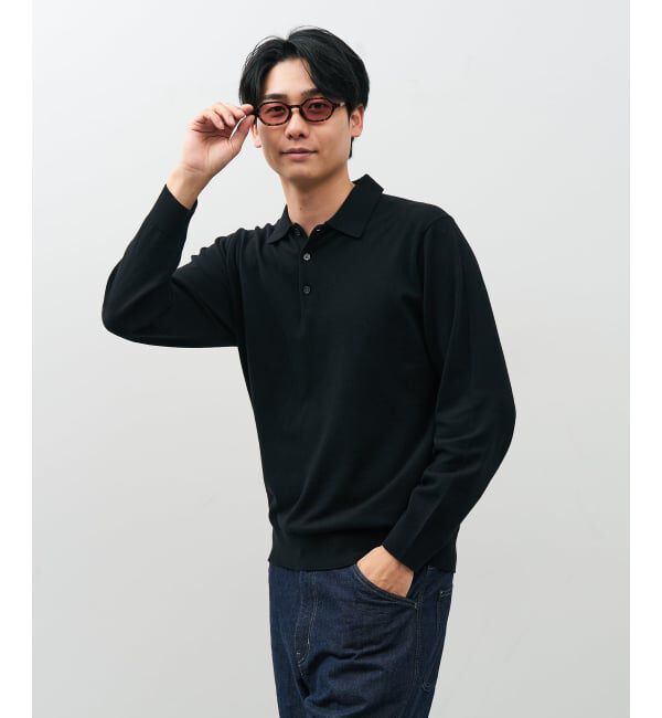  「SUNCUTGlasses/UV100%CUT ウェリントン型 サングラス [度無し専用] 横長 多角形 紫外線対策 UVカット」|サングラス|