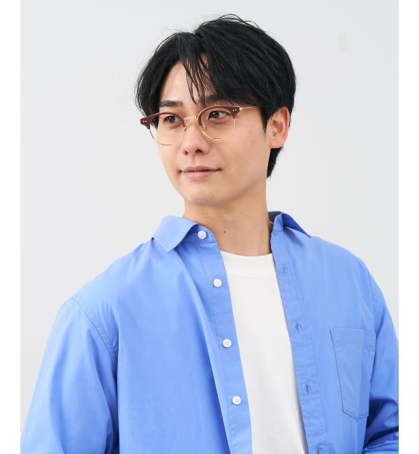  「ボストン型 メガネ | メタル 高級感  度あり 度なし メンズFASHION レンズ交換券付」|メガネ|