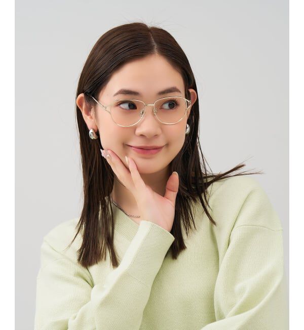  「ウェリントン型 メガネ | メタル 高級感  度あり 度なし メンズFASHION レンズ交換券付」|メガネ|ゴールド