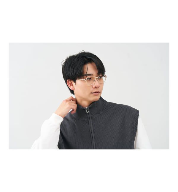  「ウェリントン型 メガネ | メタル 高級感  度あり 度なし メンズFASHION レンズ交換券付」|メガネ|