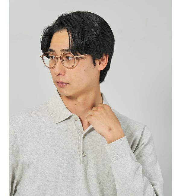  「ボストン型 メガネ | チタン 高級感  度あり 度なし メンズTITANIUM (ビジネス) レンズ交換券付」|メガネ|