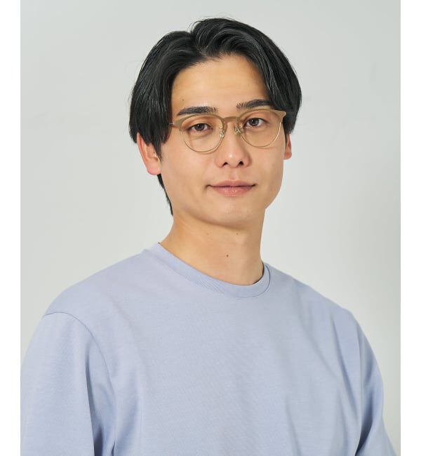  「ボストン型 メガネ | チタン 高級感  度あり 度なし メンズTITANIUM (ビジネス) レンズ交換券付」|メガネ|
