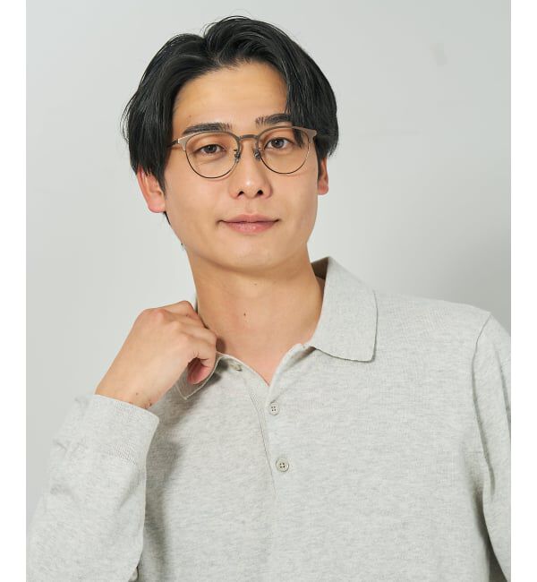  「ボストン型 メガネ | チタン 高級感  度あり 度なし メンズTITANIUM (ビジネス) レンズ交換券付」|メガネ|