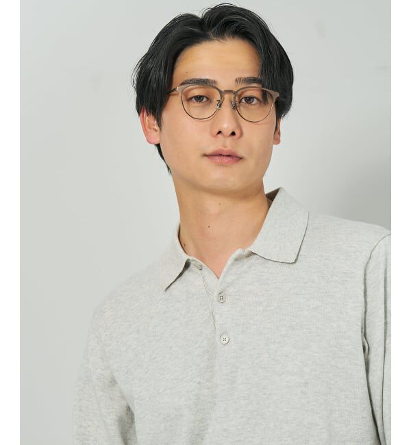  「ボストン型 メガネ | チタン 高級感  度あり 度なし メンズTITANIUM (ビジネス) レンズ交換券付」|メガネ|