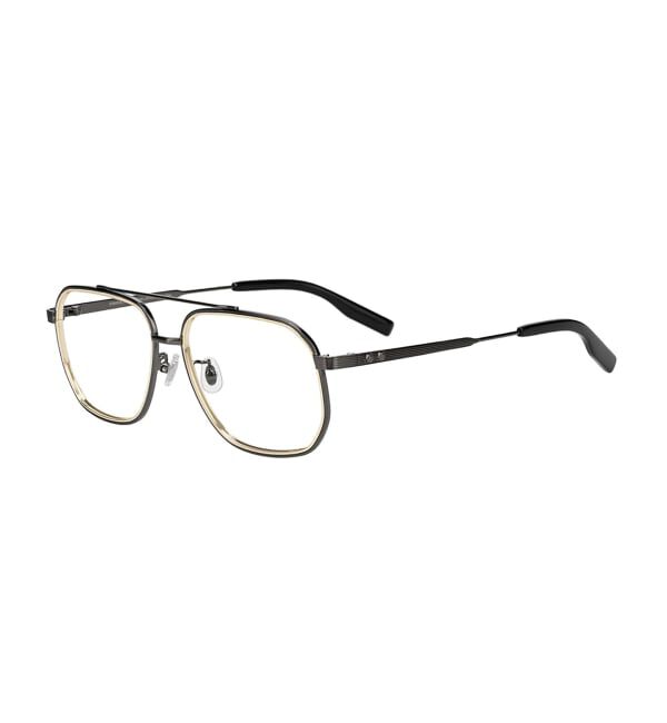 「ウェリントン型 メガネ | メタル 高級感  度あり 度なし メンズFASHION レンズ交換券付」|メガネ|