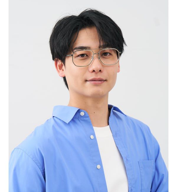  「ウェリントン型 メガネ | メタル 高級感  度あり 度なし メンズFASHION レンズ交換券付」|メガネ|