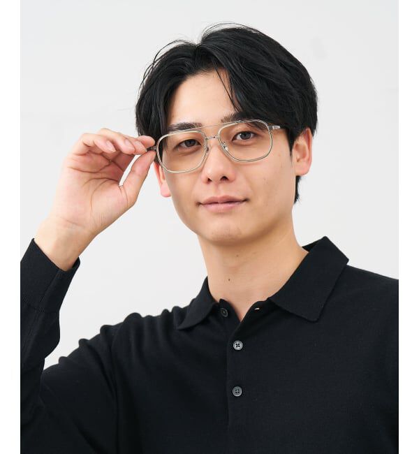  「ウェリントン型 メガネ | メタル 高級感  度あり 度なし メンズFASHION レンズ交換券付」|メガネ|