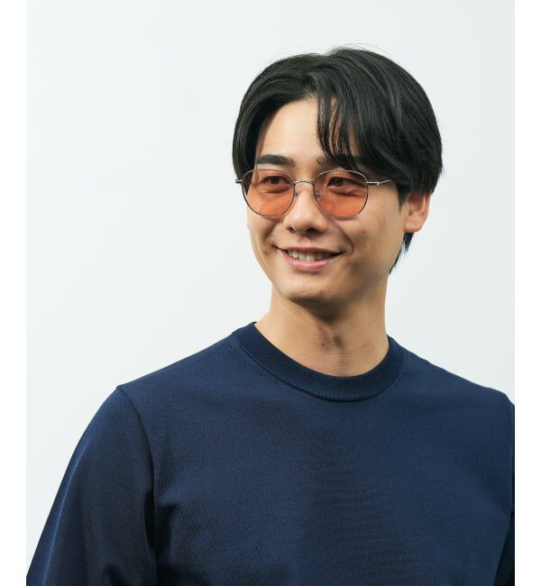  「ウェリントン型 サングラス | メタル カラーレンズ おしゃれ 紫外線対策 UVカット TREND SUNGLASSES」|サングラス|