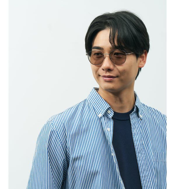  「ウェリントン型 サングラス | メタル カラーレンズ おしゃれ 紫外線対策 UVカット TREND SUNGLASSES」|サングラス|