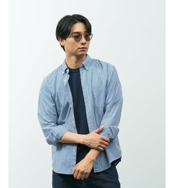  「ウェリントン型 サングラス | メタル カラーレンズ おしゃれ 紫外線対策 UVカット TREND SUNGLASSES」|サングラス|