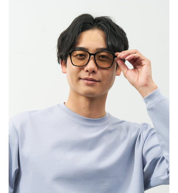  「ウェリントン型 サングラス | カラーレンズ コンビネーションフレーム UVカット TREND SUNGLASSES」|サングラス|