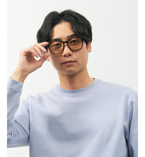  「ウェリントン型 サングラス | カラーレンズ コンビネーションフレーム UVカット TREND SUNGLASSES」|サングラス|
