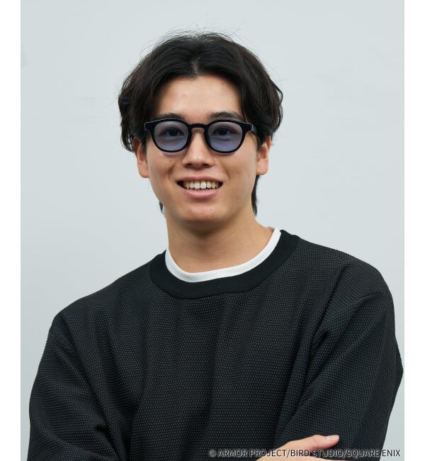  「WEB限定 Zoff｜DRAGON QUEST【スライムモデル】サングラス｜カラーレンズ UVカット ウェリントン型」|サングラス|
