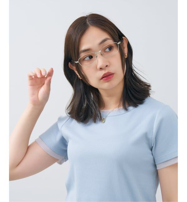  「STANDARD スクエア型 メガネ | チタン 軽量 メタル 高級感 伊達メガネ メンズ ビジネス レンズ交換券付」|メガネ|
