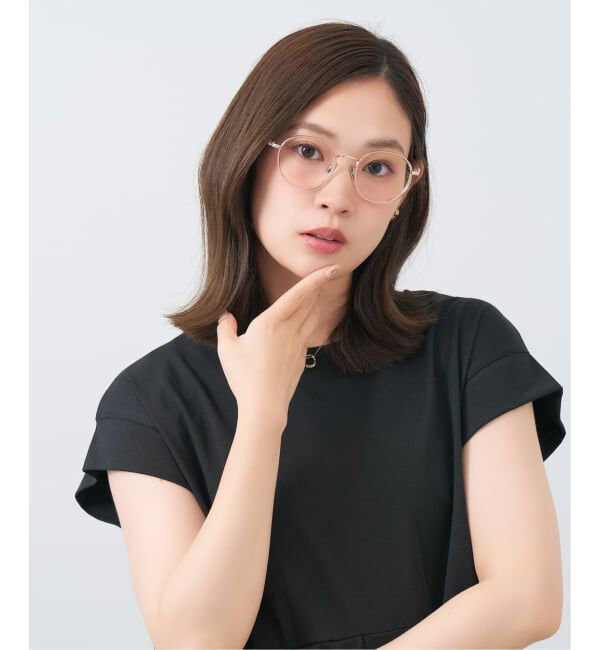  「Zoff｜UNITED ARROWS ユナイテッドアローズ  ボストン型 メガネ |  レンズ交換券付」|メガネ|