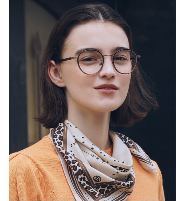  「Zoff｜UNITED ARROWS ユナイテッドアローズ  ボストン型 メガネ |  レンズ交換券付」|メガネ|濃ブラウン1